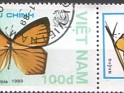 Vietnam - 1989 - Fauna - 100D - Multicolor - Viet Nam, Butterflies - Scott 1928 - Butterflies Eurema Proterpia - 0